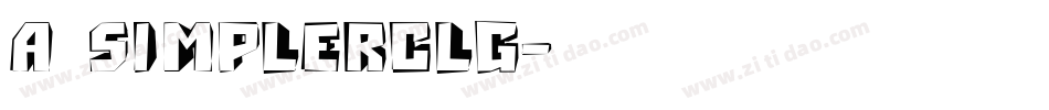 a_SimplerClg字体转换