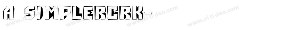 a_SimplerCrk字体转换