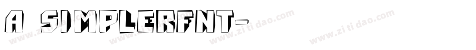 a_SimplerFnt字体转换