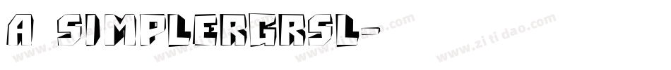 a_SimplerGrSl字体转换