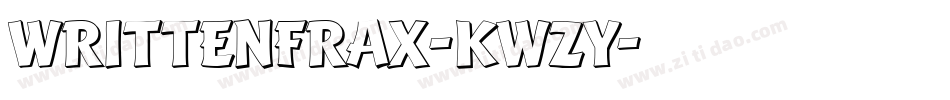 Writtenfrax-KWzy字体转换