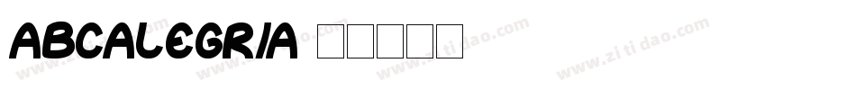 AbcAlegria字体转换