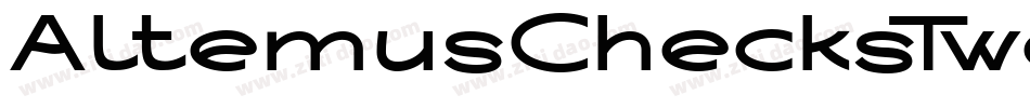 AltemusChecksTwo字体转换