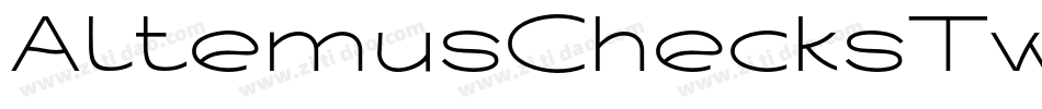 AltemusChecksTwo字体转换