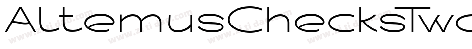 AltemusChecksTwo字体转换