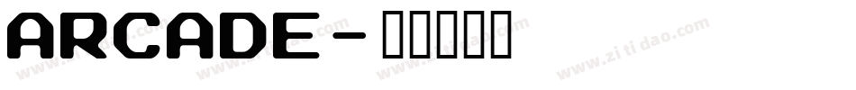 ARCADE字体转换