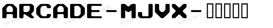 Arcade-MjVx字体转换