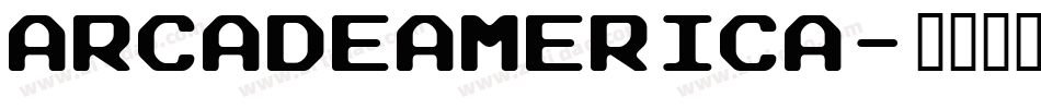 ArcadeAmerica字体转换