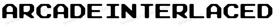 ArcadeInterlaced-O4d字体转换