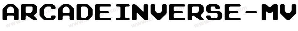ArcadeInverse-mvLx字体转换