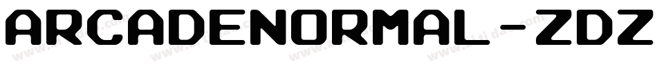 ArcadeNormal-ZDZ字体转换