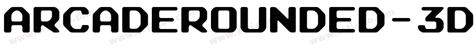 ArcadeRounded-3DM字体转换