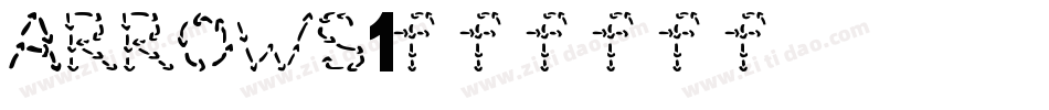 ARROWS1字体转换