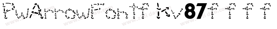 PwArrowFont-Kv87字体转换