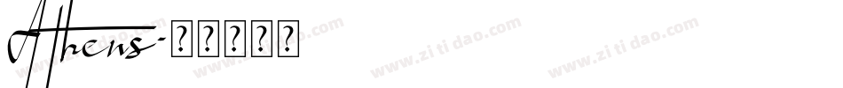 Athens字体转换