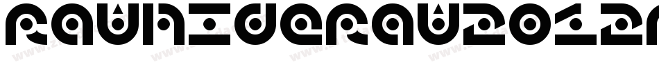 RawhideRaw2012Regular-v0BM字体转换