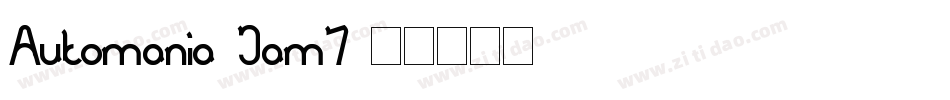 Automania-Jam7字体转换