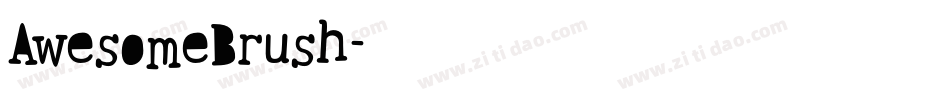 AwesomeBrush字体转换