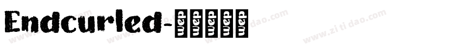 Endcurled字体转换