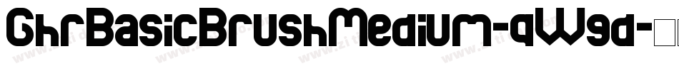 GhrBasicBrushMedium-qWgd字体转换
