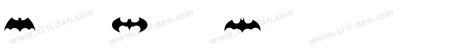 BatmanForeverAlterna字体转换