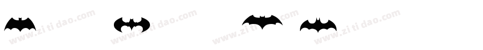 BatmanFuture-8VZA字体转换