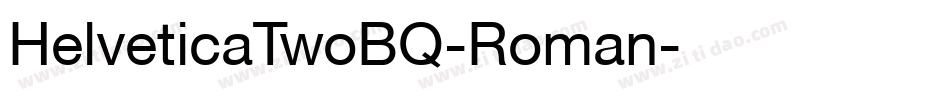 HelveticaTwoBQ-Roman字体转换
