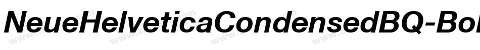 NeueHelveticaCondensedBQ-Bold字体转换