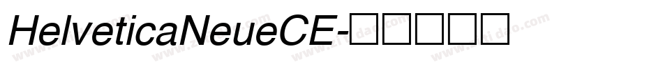 HelveticaNeueCE字体转换