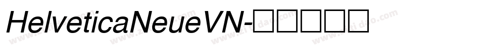 HelveticaNeueVN字体转换