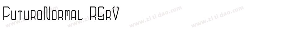 FuturoNormal-R5rV字体转换