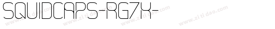 SquidCaps-rg7K字体转换