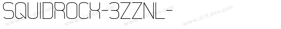 Squidrock-3zznL字体转换