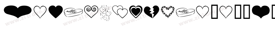 HeartsOnFire-E16z字体转换