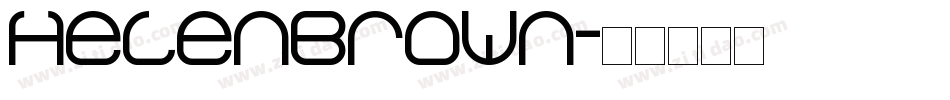 HelenBrown字体转换