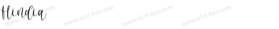 Hindia字体转换