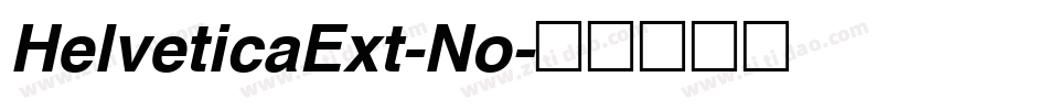 HelveticaExt-No字体转换