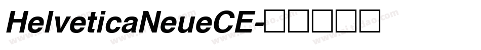HelveticaNeueCE字体转换