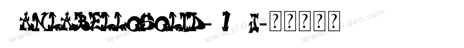 Sanlabellosolid-J1Bj字体转换