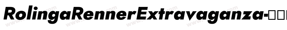 RolingaRennerExtravaganza字体转换