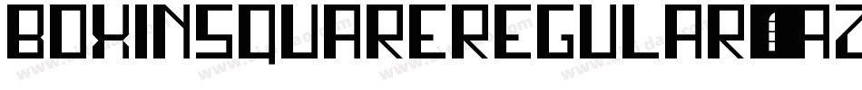 BoxInSquareRegular-JAz7字体转换