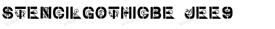 StencilGothicBe-jEE9字体转换 StencilGothicBe-jEE9字体转换