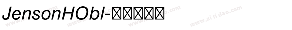 JensonHObl字体转换