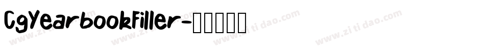 CgYearbookFiller字体转换