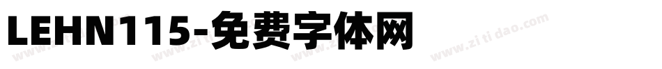 LEHN115字体转换
