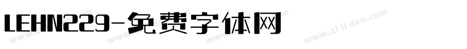 LEHN229字体转换