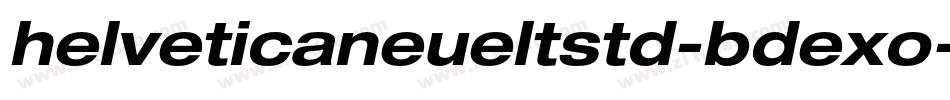 helveticaneueltstd-bdexo字体转换