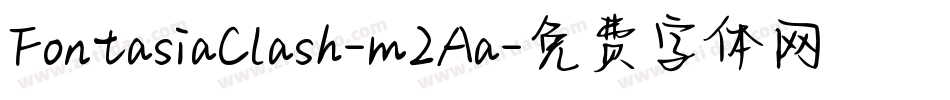 FontasiaClash-m2Aa字体转换