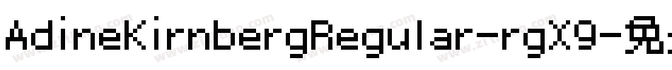AdineKirnbergRegular-rgX9字体转换