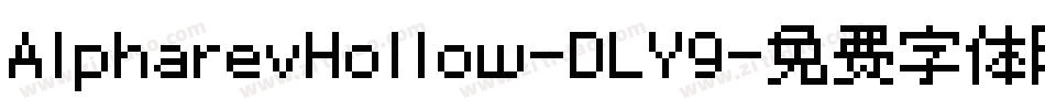 AlpharevHollow-DLY9字体转换
